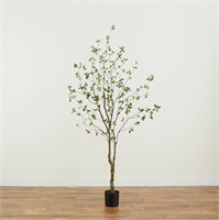 NearlyNatural 8' Minimalist Citrus Artificial Tree