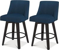 Counter Height Bar Stools, 2 Ct, Insignia Blue