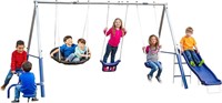 Recreation Free N' Swing Swing Set, Gray