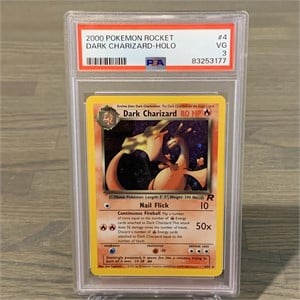 PSA 3 Dark Charizard Holo Pokemon Card