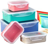 Food Storage Containers with Lids, 10 PCS