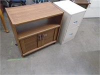 KITCHEN CART AND FILE CABNET