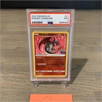 PSA 9 Radiant Charizard Pokemon Card