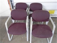 OFFICE CHAIRS QTY (4)