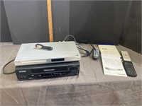 DVD and VCR player untested