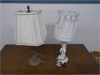 TABLE LAMPS QTY (2) TESTED AND WORK