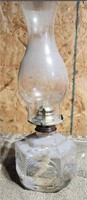 Hurricane Glass Lamp Vintage