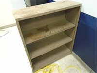 HON METAL SHELVING UNIT (HAS RUST, NEEDS PAINTED)