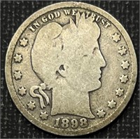 1898 Barber Quarter