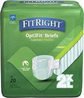 FitRight OptiFit Extra+ Adult Diapers - 80 Ct XXL