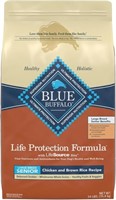 Blue Buffalo Senior Large Breed Dry Dog Food, 34lb