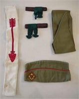 Vtg. 1970's Boy Scouts Official BSA Army Green