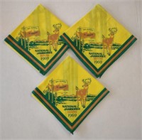 Vtg. 1969 National Jamboree Original Neckerchiefs