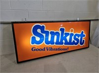 Sunkist Plastic Light Up Sign 52"x21"