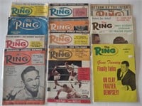 Vtg. The Ring 1950's & 1960's Boxing Magazines