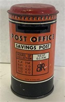 Post Office Savings Post Coin Bank, 5in