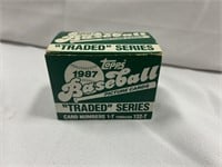 1987 Topps Traded set