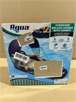 New Aqua oversized pool lounger float