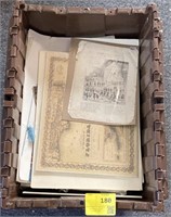 Assorted Historical Documents, Books, and Photos