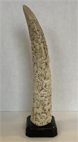 Carved Faux Tusk,  17in