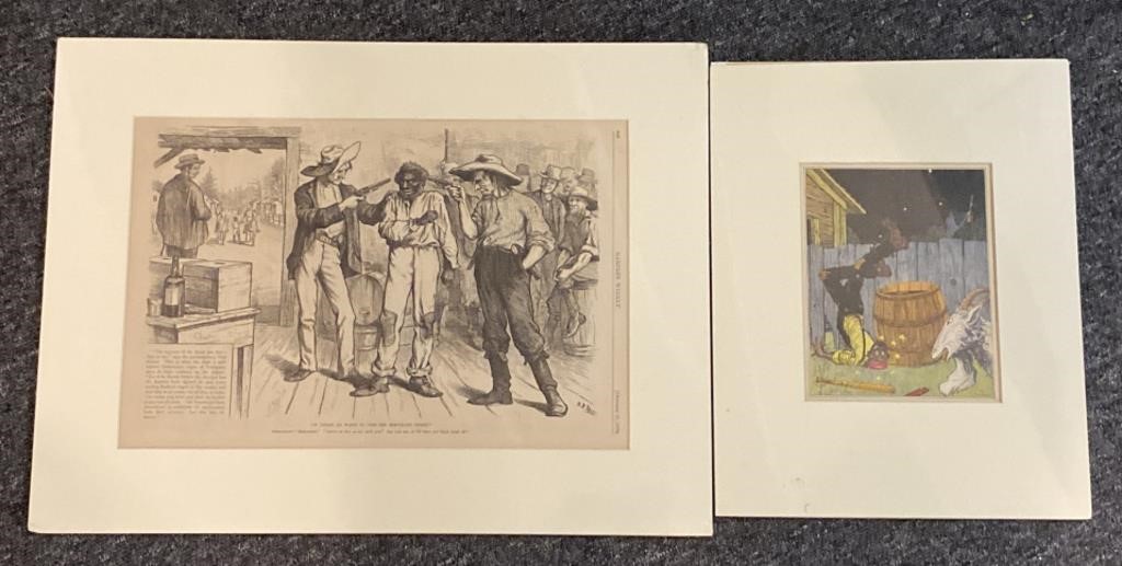 1876 Harper’s Weekly Black Americana Newspaper