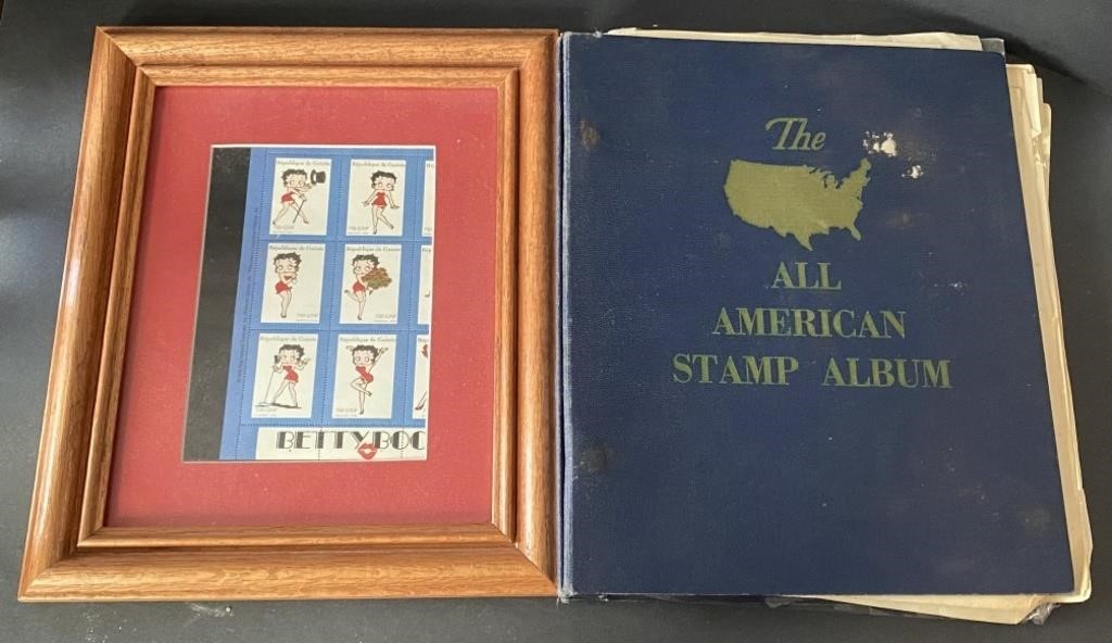 Stamps incl. Betty Boop