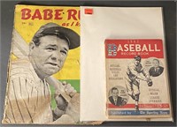 Baseball Record 1942 Book Babe Ruth as I knew Him