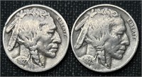 1927-S & 1929 Buffalo Nickels