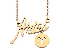 WUSANED Zodiac "Aries" Necklace