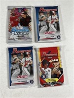 ASSORTED SEALED MLB CARDS - BOWMAN CHROME 23',