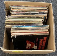 Box of Assorted Vinyl Records