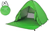 Pop Up Beach Tent, Sun Shelter, Green