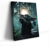 Baby Yoda Poster 24x36inch, Yoda-01