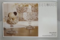 Fifth Ave Crystal Pedestal 6"T Cups