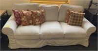 Cream Tone 3 Seater Sofa, 84x36x42in
