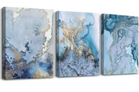 3PCS "Abstract" Framed Canvas Wall Art