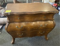 Chippendale Style 3 Drawer Dresser, 38x18x34in