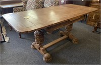 Art Deco Inspired Drop Leaf Dining Table,