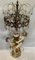 1970 AZZOLIN BROTHERS CAPODIMONTE WATERFALL PRISM