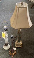 Assorted Table Lamps, 18-34in