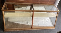 Wooden Display Case, 71x21x25in