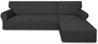 PureFit Stretch Couch Covers, Dark Gray
