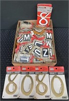 NIP House Letters/Numbers Lot - 1-1/2" & 4"