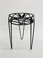 HEAVY WROUGHT IRON PLANT STAND - HAIR PIN LEGS