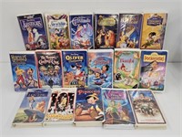17 KIDS MOVIES VHS - MOSTLY DISNEY