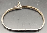 Mexican Made Sterling Bracelet, 2.5"