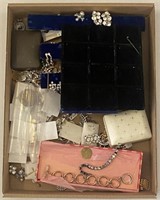 Flat of Jewelry incl. Earrings & Bracelets