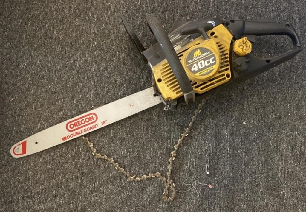 McCullough Gas Powered 18” Saw (Model MS40A)