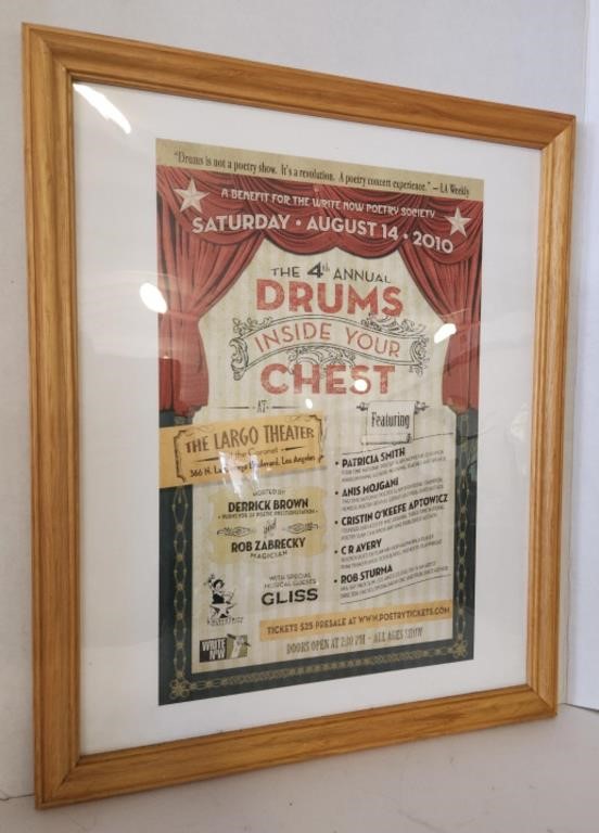 Vtg "The 4 th Annual Drums Inside Your Chest"