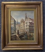 Heinz Scholtz (*1925), Berlin View Painting